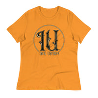 Ink Union Clothing Co. yellow t-shirt featuring the Ink Union ring logo in black and gold.